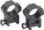 Traditions Tactical 4-Screw Scope Rings, 1", Medium, Matte Black