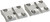 Weaver Top Mount Base Pair, Browning X-Bolt, Silver