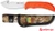 Outdoor Edge Wild Skin 4" Full-Tang Gut Hook Skinning Knife with Mossy Oak Sheath