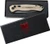 Cobratec Diablo 3" D2 Side Button Automatic Knife - FDE with Stonewash Black Blade