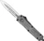 Cobratec Medium FS3 3" D2 Dagger OTF Knife - Stonewash, One Side Serrated