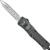 Cobratec Medium CTK1 3" Serrated Dagger OTF Knife - Stonewash