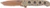 CRKT M16-13D 3.99" Triple Point Serrated Tanto Knife - Copper