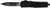 Templar Knife Large 3.5" Dagger OTF Knife - Maiden Black Gloss, Black Blade
