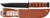 Ka-Bar Single Mark Ka-Bar 7" 1095 Cro-Van Knife - Leather Handle