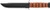 Ka-Bar Fighting/Utility Knife 7" with Leather Sheath - US Army, Serrated