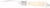 Cobratec Trapper 3.18" Hidden Release Knife - White Bone Scales
