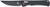 Cobratec Legacy 3.5" D2 Bar Lock Folding Knife - Black G10, Black Blade