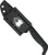 Cobratec Kingpin 4" D2 Fixed Blade Knife with Kydex Sheath - Black