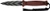 CIVIVI Perfrico 4.49" Fixed Blade Knife - Burgundy G10 / Striped Blade