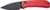 CIVIVI Quibit 2.98" Button Lock Knife - Red / Black Stonewash