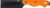 CRKT Razel Compact 2.32" D2 Knife with Veff Serrations and Sheath - Orange