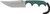 CRKT Minimalist Katana 3.56" Plain Edge Neck Knife with Sheath