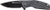 Smith & Wesson 3" Black Oxide Blade Knife with Pocket Clip - Black Rubber