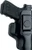 DeSantis Insider IWB Holster, Glock 19/23/36, Right Hand, Leather, Black