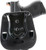 1791 Gunleather Kydex OWB Paddle Holster, Glock 43/43X, Right Hand, Black