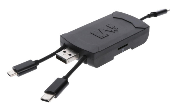 IOS 4 IN 1 CARD READER USB C / MICRO USB / USB 2.0 / LIGHTNING