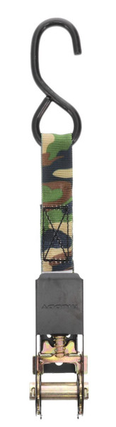 1" X 8' STANDARD DUTY RATCHET STRAPS / CAMO / 4 PACK