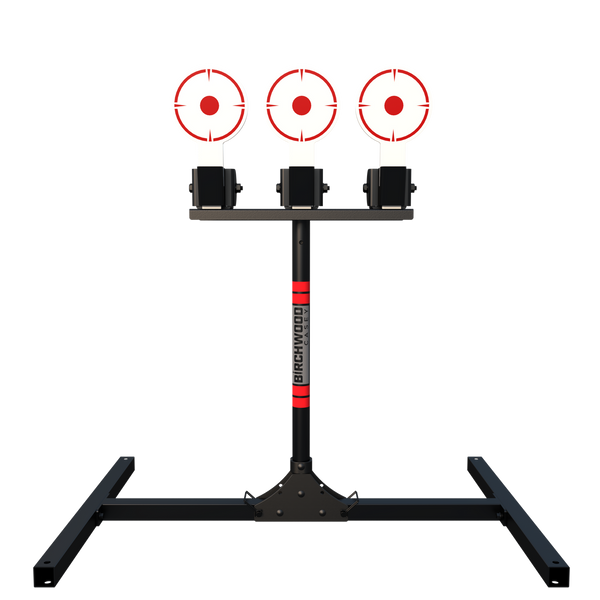 Birchwood Casey 3 Spring Loaded Self-resetting Targets With Plate Rack