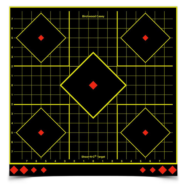 Birchwood Casey Shoot-n-c 17.25" Sight-in Target - 5 Targets