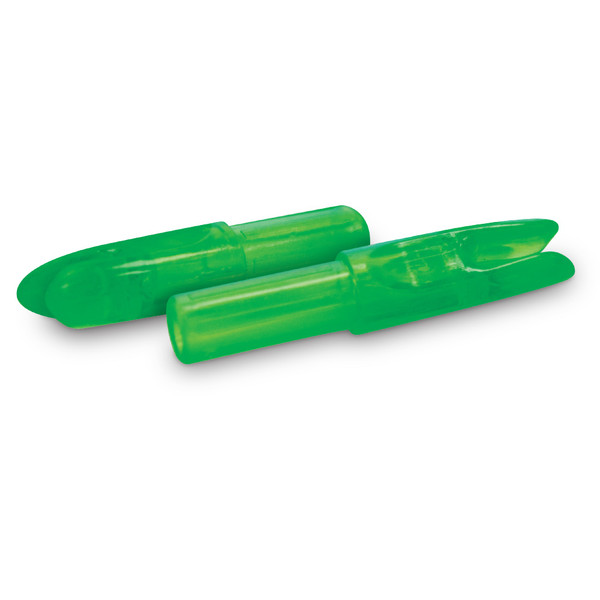 NAP Carbon Arrow Nocks, Fluorescent Green (12 Pack)