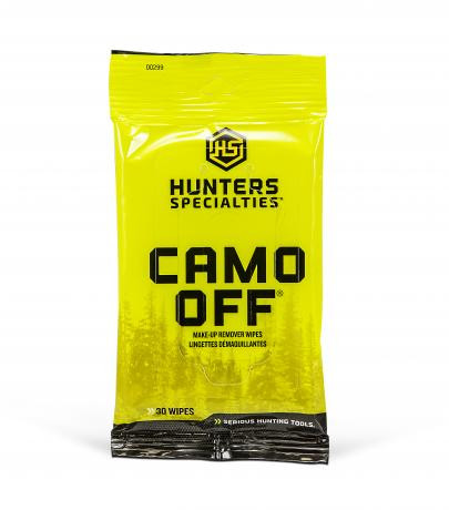 Hunters Specialties Camo-Off Makeup Remover wipes pack