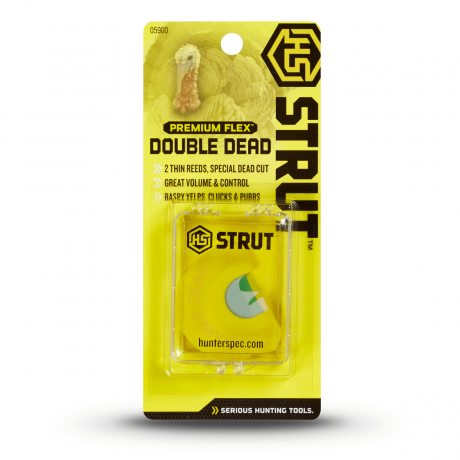H.S. Strut Premium Flex diaphragm turkey call packaging