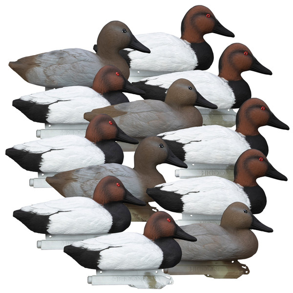Higdon Standard Canvasback Decoys - 12 Pack
