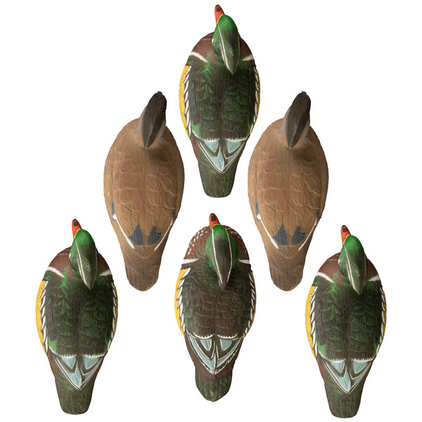 Higdon Standard Wood Duck Decoys - Foam Filled - 6 Pack