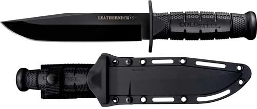 Cold Steel Leatherneck SF 6.75" D2 Plain Edge Clip Point Knife with Secure-Ex Sheath
