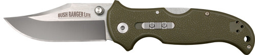 Cold Steel Bush Ranger Lite 3.5" Plain Edge Folding Knife with Pocket Clip