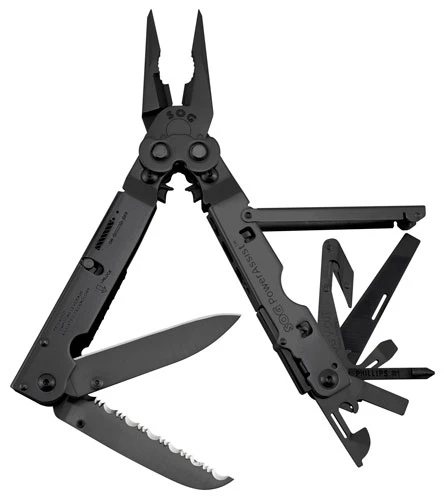 SOG Power Assist Multi-Tool with Sheath - Black Oxide