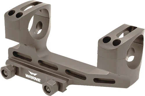 Warne X-SKEL Super High 1.9" Picatinny Scope Mount, 30mm, Dark Earth