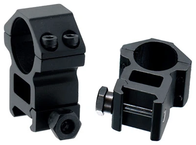 UTG Scope Rings, 1", High, Picatinny/Weaver, Matte Black
