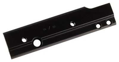 Weaver Side Mount Base #3B, Black