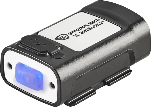 Streamlight SL-Sidesaddle USB Light with Hard Hat & Hat Mount Kit - Black