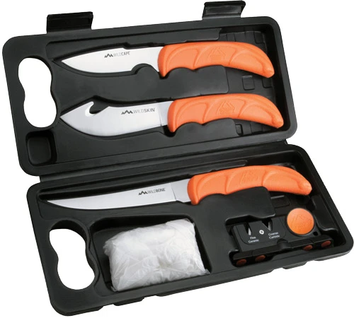 Outdoor Edge Wild Lite 6 Piece Game Processing Kit with Hard Case