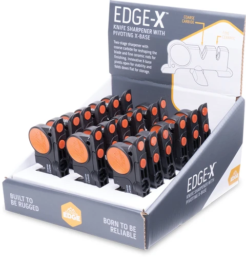 Outdoor Edge Game Edge-X Sharpener 18 Piece Counter Display