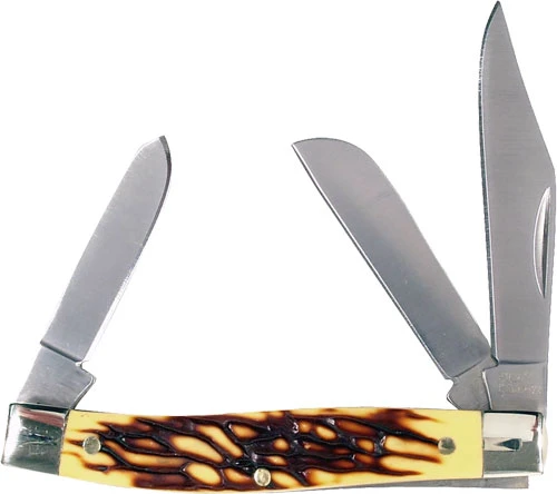 Ruko 3.5" Folding Knife - Simulated Deer Horn Handle