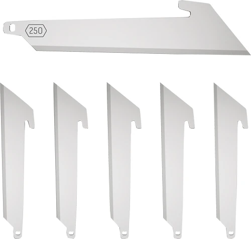 Outdoor Edge 2.5" Utility Blade Pack - 6 Stainless Blades