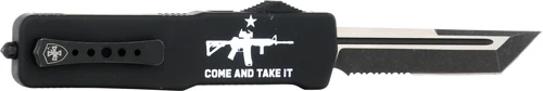 Templar Knife Large Zinc 3.5" D2 OTF Knife - Come & Take It AR