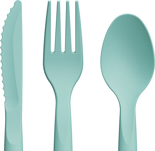 Ka-Bar Lunch Pal Spoon, Fork and Knife Set with Lightweight Case