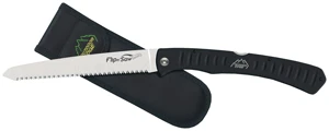 Outdoor Edge Flip N'Saw 7" Stainless Saw with Nylon Sheath - Black