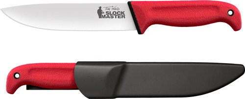 Cold Steel Tim Wells Slock Master 6.75" Plain Edge Blade - Red