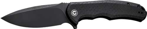 CIVIVI Praxis 3.75" Knife - Black Coarse Micarta / Black Stonewash