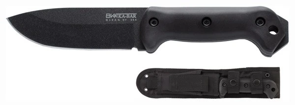 Ka-Bar Becker Companion 5.25" Drop Point Fixed Blade Knife with Polyester Sheath