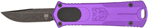 Cobratec California 952 Gen 2 1.75" D2 Drop Point OTF Knife - Purple