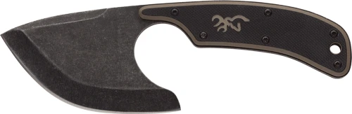 Browning Cutoff 2.5" Skinner Knife with Sheath - Black