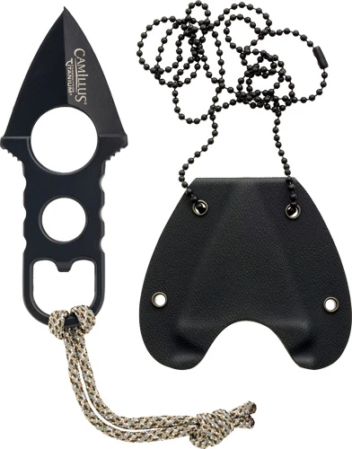 Camillus Heater 2" Stainless Boot Knife with Paracord and Sheath