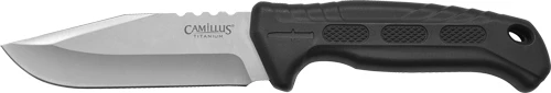 Camillus Hawker 4" Stainless Drop Point Fixed Blade Knife with Sheath